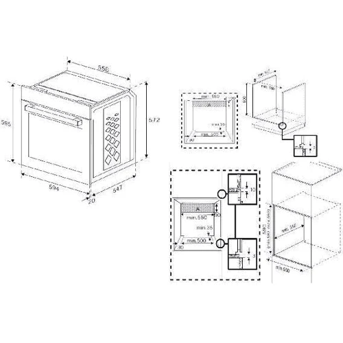Духовой шкаф электрический Beko BBIM17400BPSE: Объем, л 72