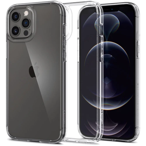 Чехол для iPhone Spigen Crystal Hybrid Crystal Clear (ACS01476) for iPhone 12 Pro Max: Цвет прозрачный