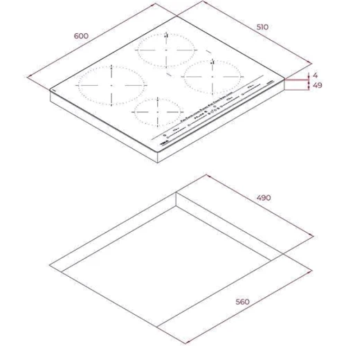 Варильна поверхня Teka IZC 64630 WH MST (112500027)