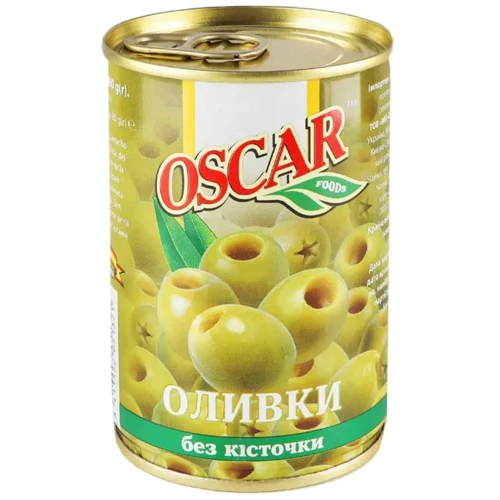 Оливки без косточки Oscar 300 г (8413552051314): Вес нетто 300 г
