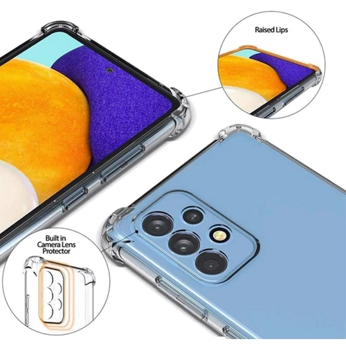 Чехол для телефонов TPU Case GETMAN Ease logo Full Camera Transparent for Samsung A525 Galaxy A52 4G / A526 Galaxy A52 5G / A528 Galaxy A52s: Материал TPU (термополиуретан)