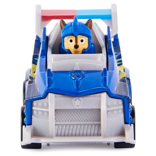 Игровая фигурка Spin Master Paw Patrol Rescue Knights Гонщик с автомобилем Die Cast (SM16782-40): Серия Paw Patrol (Щенячий патруль)
