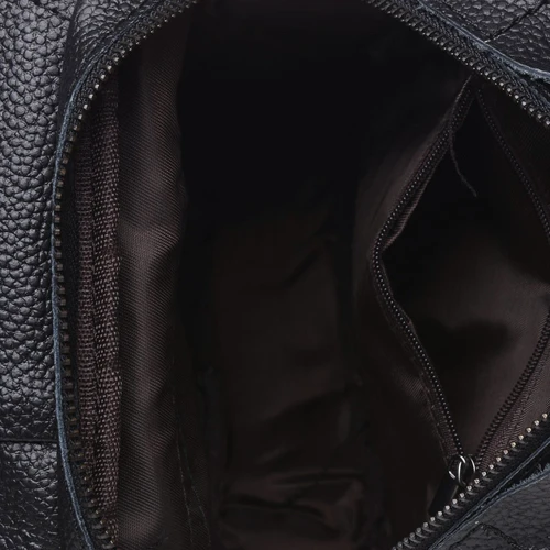 Чоловіча сумка через плече Keizer чорна (K1566-black): Матеріал Натуральна шкіра