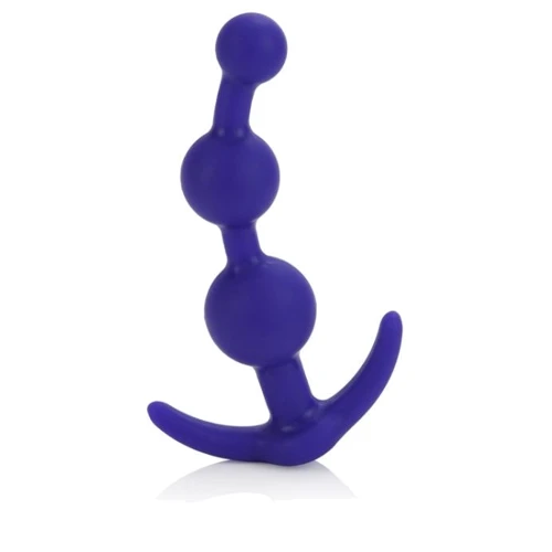 CalExotics Booty Call Booty Beads анальная елочка, 12x3.25 см, пурпурный