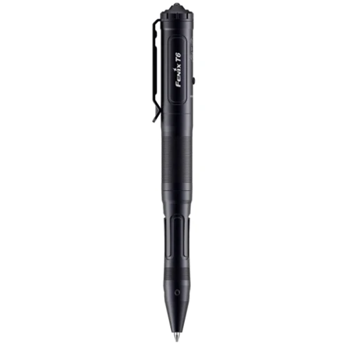 Ліхтар туристичний Fenix T6 тактична ручка із ліхтариком чорна (T6-Black)