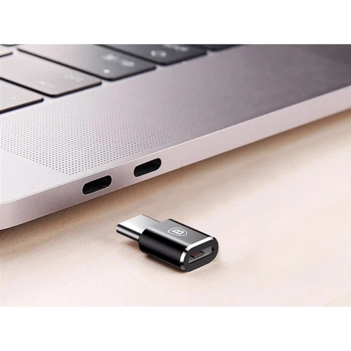 Адаптер Baseus Adapter USB-C to microUSB Black (CAMOTG-01): Колір чорний