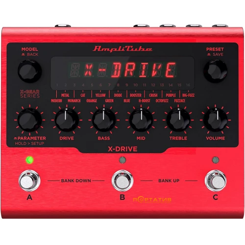Педаль гитарных эффектов Педаль эффектов IK Multimedia X-DRIVE