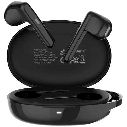 Наушники Tecno Buds 2 Black (4895180765681): Тип излучателя динамический
