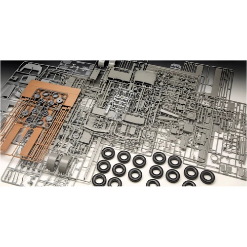 Сборная модель-копия Revell Грузовая машина Büssing 8000 S13 с прицепом уровень 5 масштаб 1:24 (RVL-07580) фото 4