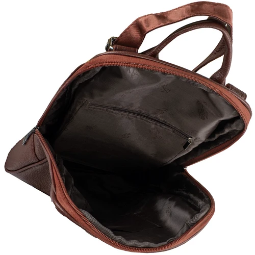 Жіночий рюкзак Valiria Fashion коричневий (DETAG6806-10): Матеріал Штучна шкіра