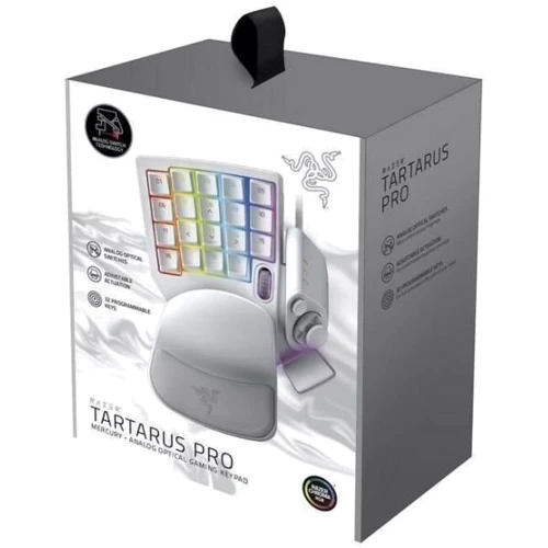Клавиатура Razer Tartarus Pro Mercury (RZ07-03110200-R3M1): Интерфейс подключения USB