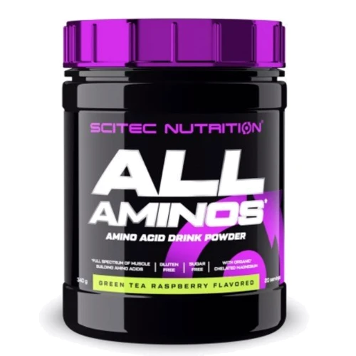 Амінокислота для спорту Scitec Nutrition All Aminos 340 g / 20 servings / green tea raspberry: Тип комплексні