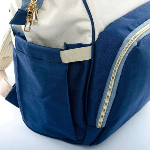 Жіночий рюкзак для мам Lanpad синій (32352 blue white)
