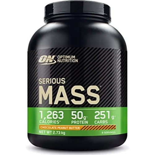 Гейнер Optimum Nutrition Serious Mass 2727 g /8 servings/ Chocolate Peanut Butter