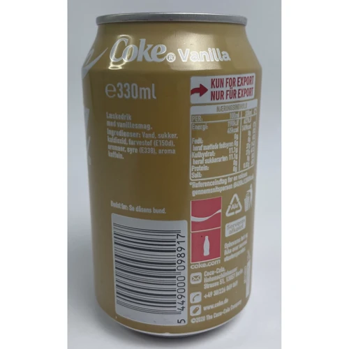 Напиток газированный Coca Cola Vanilla 330 ml