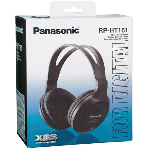 Наушники Panasonic RP-HT161E-K Black: Тип крепления оголовные