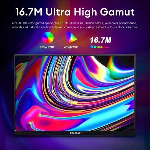 Монітор ZeuslapZ14 Lite Pro black 14" 1920x1200: Формат зображення 16:10