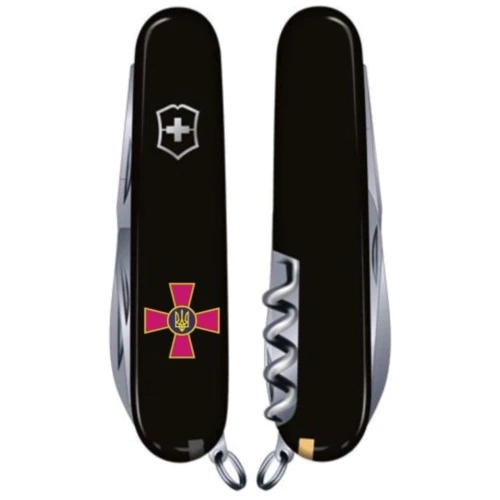 Мультитул Victorinox Climber Army 91мм/14функцій/чорний /Емблема ЗСУ (1.3703.3_W0010u): Тип мини-мультитул