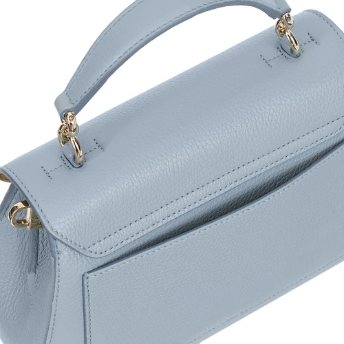Жіноча сумка-сетчел Furla Ambra S блакитна (1044982): Фактура матова, Зерниста