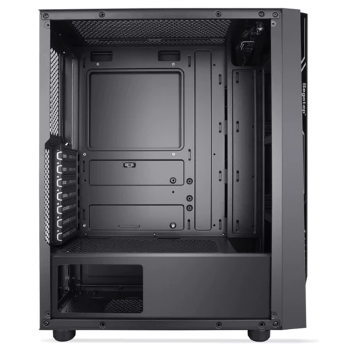 Корпус Segotep Nova S6 Black (SG-NS6): Матеріал передній панелі пластик