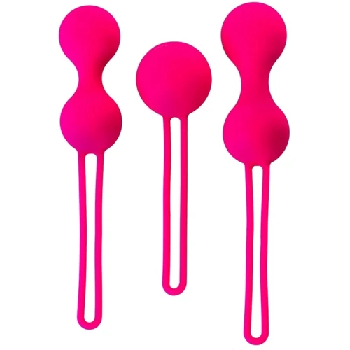 Набор вагинальных шариков A-Toys Pleasure Balls Set Pink