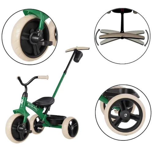 Велосипед триколісний дитячий Qplay Elite Pro Green (T180-BEliteProGreen) фото 6