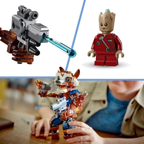Конструктор LEGO Marvel Rocket & Baby Groot Ракета и малыш Грут (76282): Рекомендуемый возраст 10+
