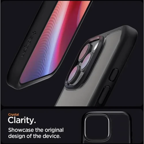 Чехол для iPhone Spigen Ultra Hybrid Matte Black (ACS08125) for iPhone 16 Pro фото 9
