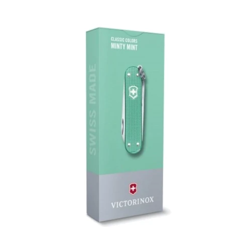 Мультитул Victorinox Classic SD Alox Colors Minty Mint 58мм/5функций/рифленый мятный (0.6221.221G)