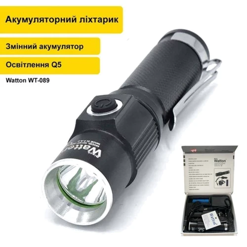 Ліхтар туристичний Watton WT-089: Сертифікат захищеності IP65