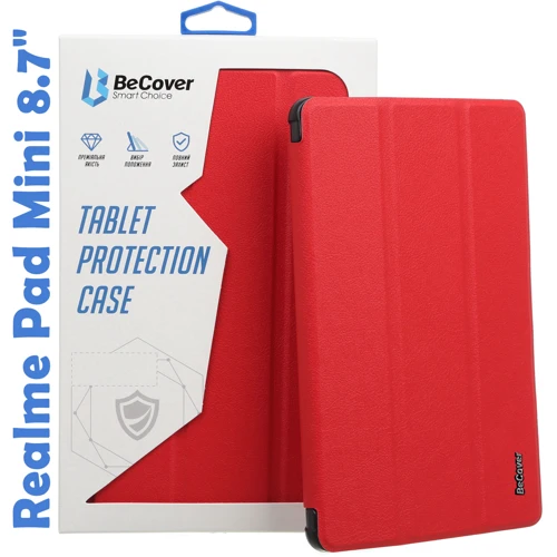 Аксессуар для планшетных ПК BeCover Smart Case Red for Realme Pad Mini 8.7" (708260) фото 10