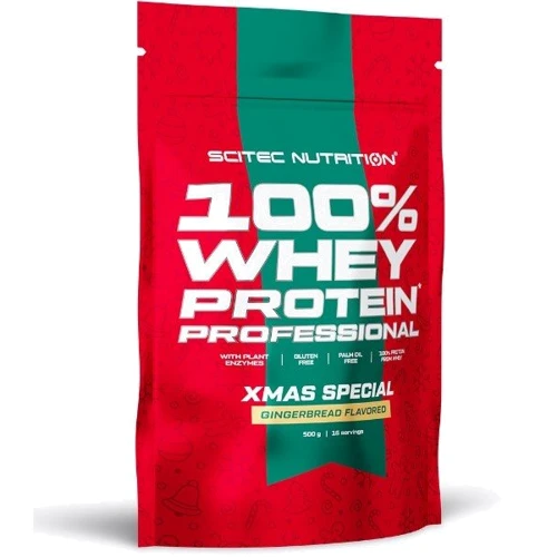 Протеин Scitec Nutrition 100% Whey Protein Professional / 500g / 16 servings / Gingerbread: Пол Унисекс