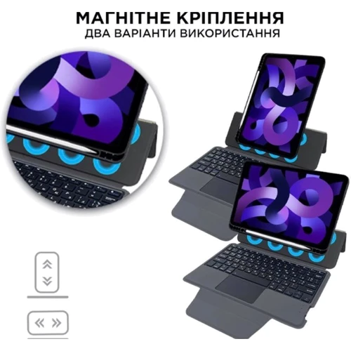 Аксесуар для iPad AirOn Premium Case Smart Keyboard Black for iPad Air (2020-2025) (4822352781094) фото 10