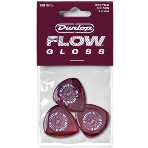 Медіатор Медіатор DUNLOP FLOW GLOSS PICK 2.0MM: Форма медіатора Flow Picks
