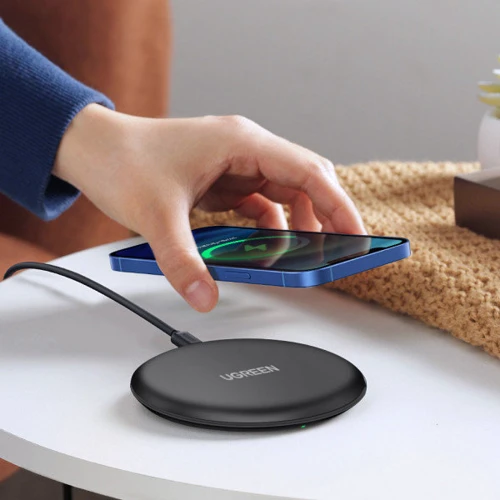 Зарядное устройство Ugreen Wireless Charging Pad CD186 15W Black (80537): Количество USB-портов нет