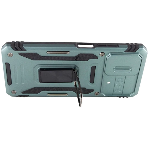Чохол для телефона Mobile Case Camshield Army Ring Light Green для Xiaomi Poco X5 Pro 5G / Note 12 Pro 5G: Матеріал TPU (Термополиуретан) і полікарбонат
