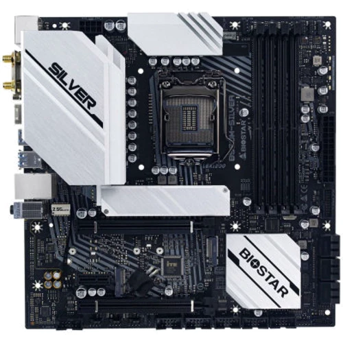 Biostar B560M-SILVER: Разъемы на задней панели USB 3.2 Gen 1, USB 2.0