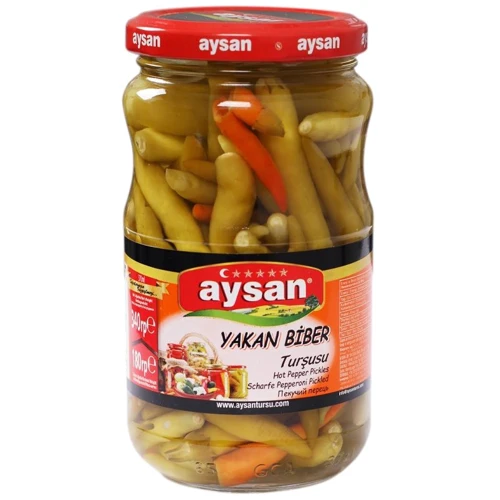 Перец острый консервированный Aysan Якан 370 г (8694205011002)