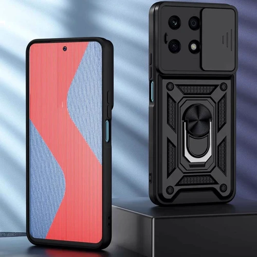 Чехол для телефонов BeCover Military Black for Xiaomi 14 Pro 5G (711161): Материал TPU (термополиуретан) и пластик