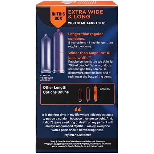 Презервативы MyONE Extra Wide & Long 10 шт