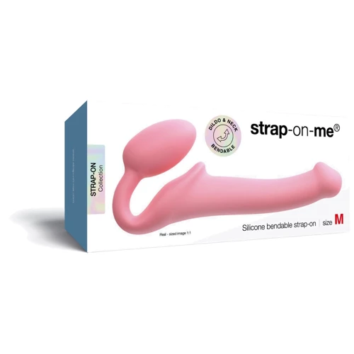 Безремневой страпон Strap-On-Me Rose M, полностью регулируемый