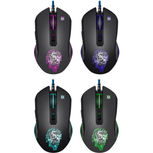 Мышь Defender Sleipnir GM-927 USB Black (52927): Максимальное разрешение сенсора, dpi 12800