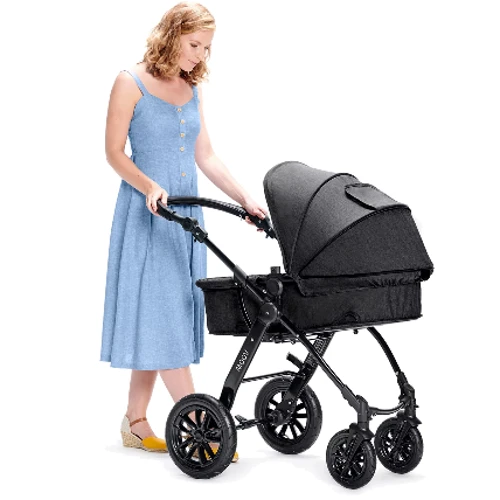 Универсальная коляска 3 в 1 Kinderkraft Moov Black (KKWMOOVBLK00NC) фото 9