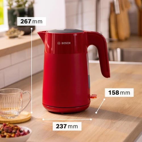 Электрочайник Bosch TWK 2M164: Цвет красный