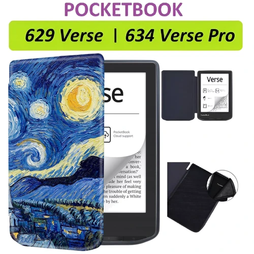 Аксесуар до електронної книги BeCover Smart Case Night for PocketBook 629 Verse / 634 Verse Pro (710980)