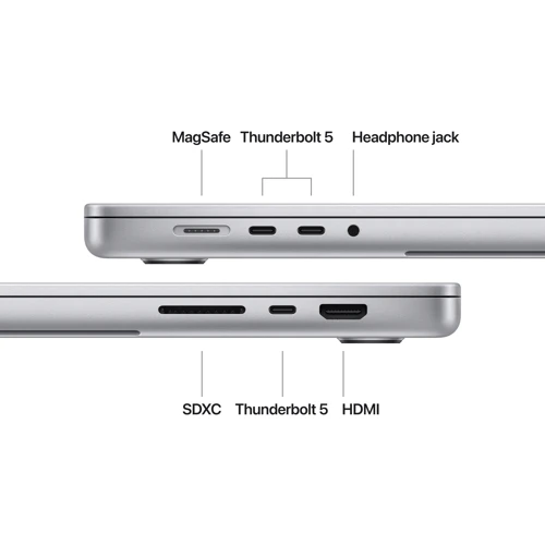 Apple MacBook Pro 16" M4 Max 1TB Silver (MX2V3UA/A) 2024: Вес 2.15 кг