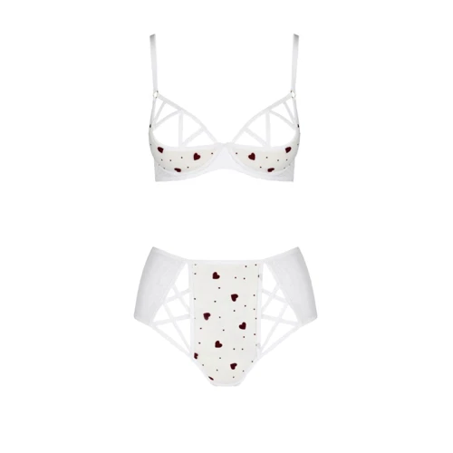 Эротический комплект Passion LOVELIA BIKINI white XXL/XXXL