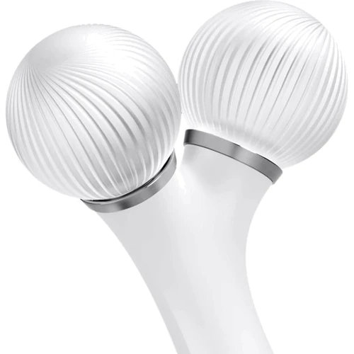 Масажер Звуковий ролик для обличчя GESKE Sonic Facial Roller 4 в 1 White (GK000040WH01)