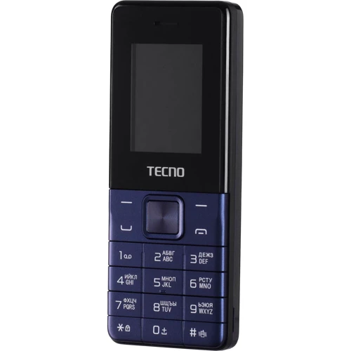 Мобільний телефон Tecno T301 2022 Deep Blue (UA UCRF): Дисплей 1.77" TN (128х160)