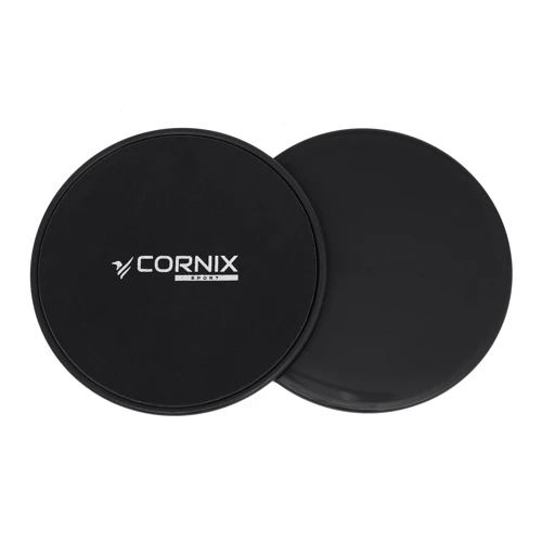 Прочий тренажер Диски-слайдеры для скольжения (глайдинга) Cornix Sliding Disc 2 шт XR-0178 Black